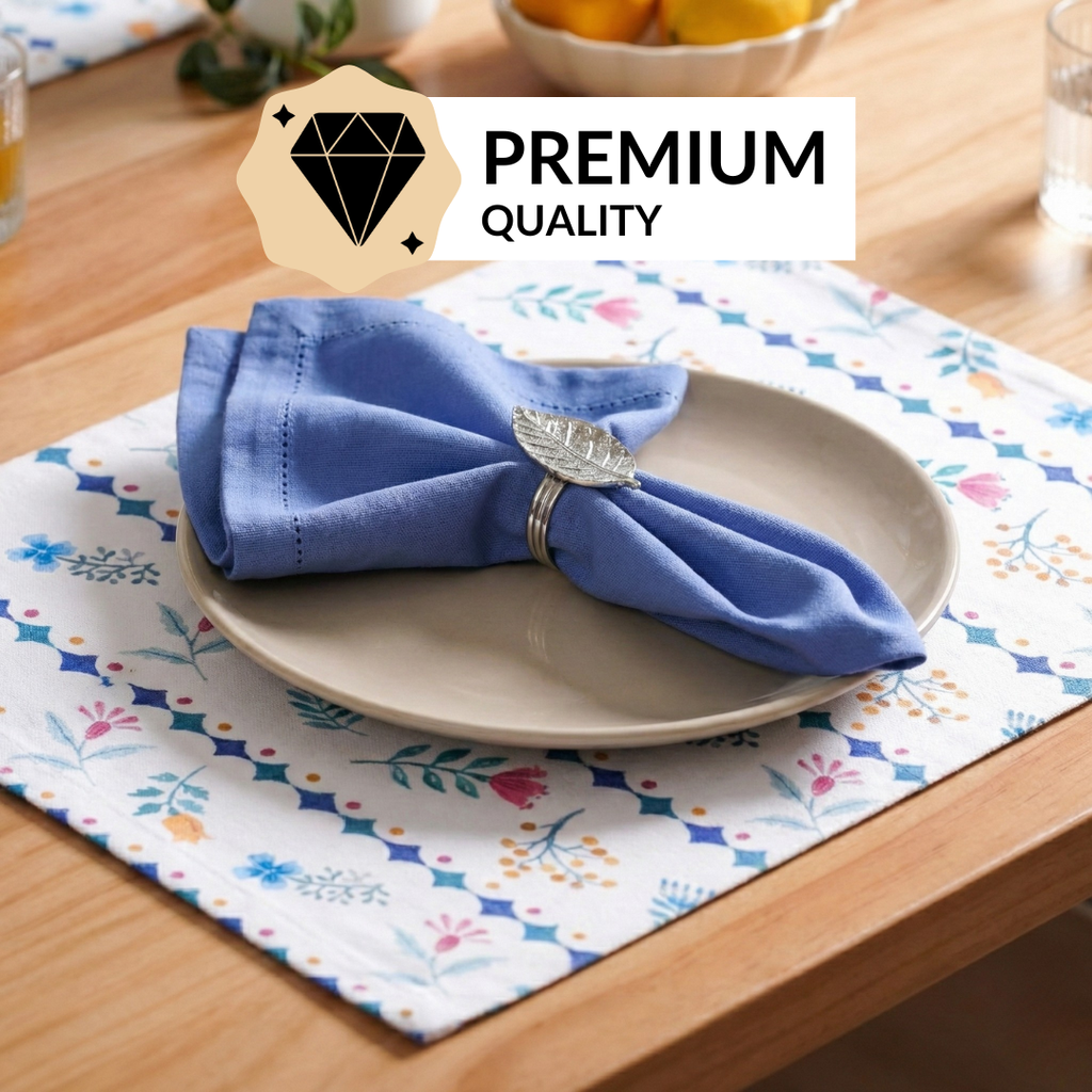 Florina Table Linen Hamper With Set Of 6 Rings Napkins And Mats Nestasia