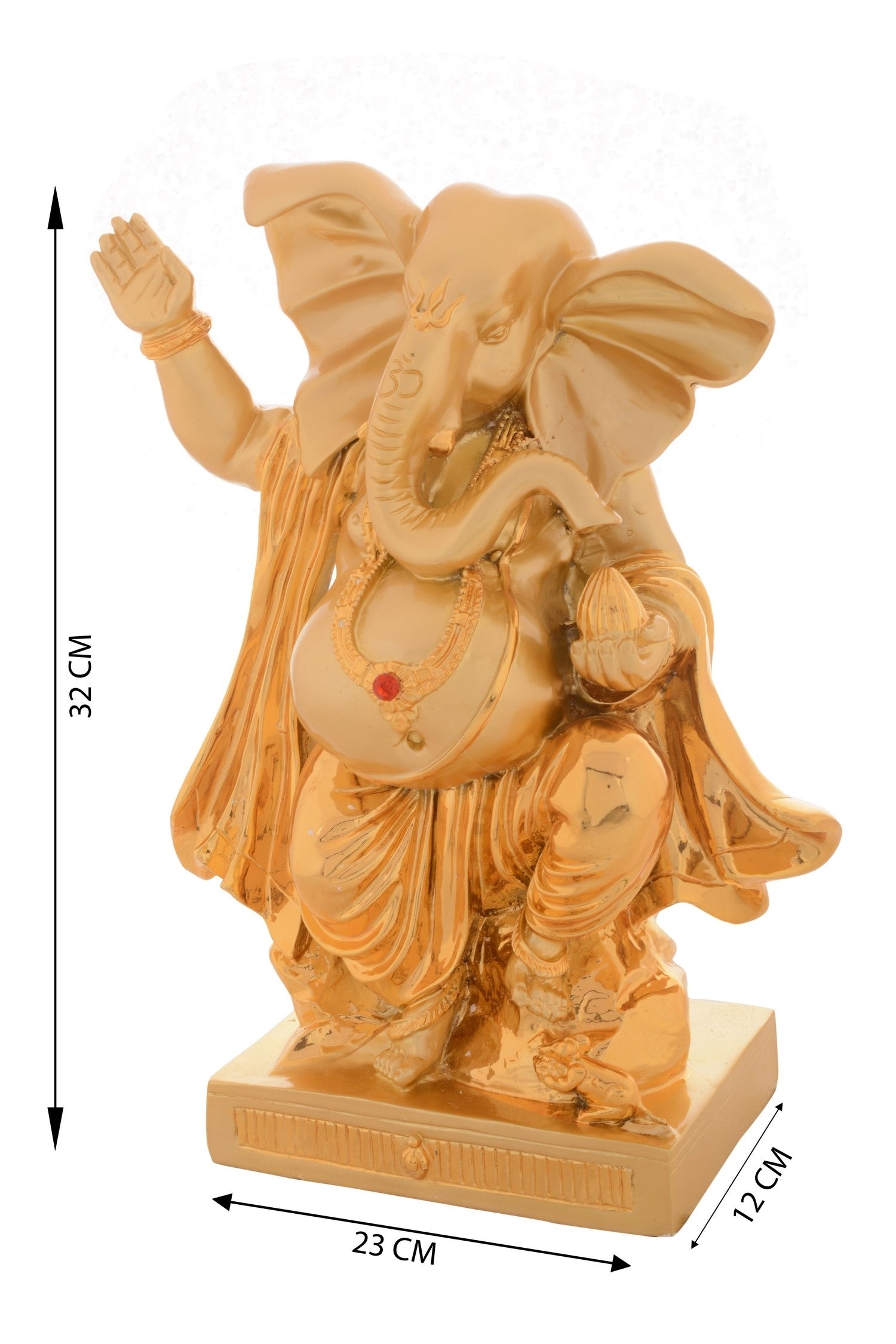 Premium Figurine of Lord Ganesha in Dancing Position Kafalo