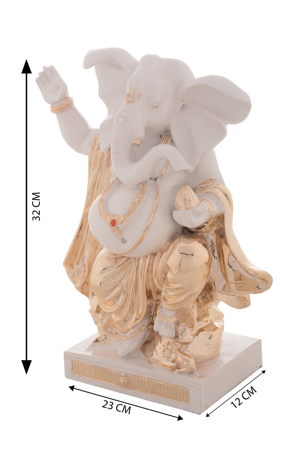 Premium Figurine of Lord Ganesha in Dancing Position Kafalo