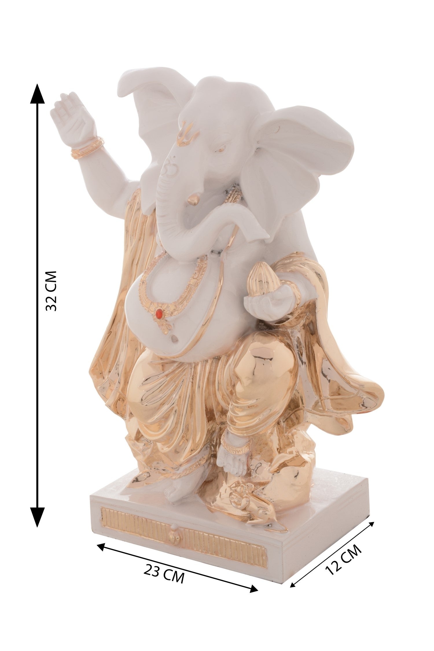 Premium Figurine of Lord Ganesha in Dancing Position Kafalo