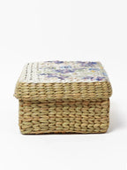 Handwoven Seagrass Storage Box for Wardrobe & Accessories