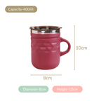 Travel Mug With Lid Magenta 400ml Nestasia