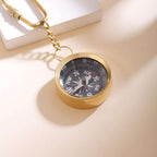 Brass Compass Keychain With Box (4 Inch) Vedansh Craft