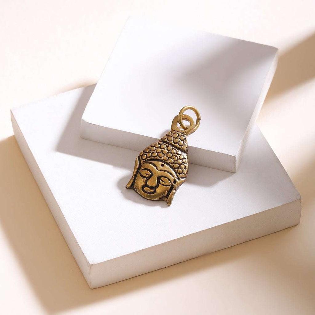 Brass Gautam Buddha Pendant With Box Vedansh Craft
