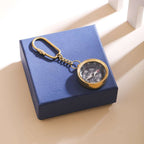 Brass Compass Keychain With Box (4 Inch) Vedansh Craft