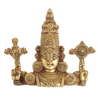 Brass Tirupati Balaji/Venkateshwar Face Wall Hanging (9 Inch) Vedansh Craft