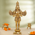 Brass Standing Garuda Statue (22 Inch) Vedansh Craft