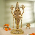 Brass Tirupati Balaji/Venkateshwar Idol (23 Inch) Vedansh Craft