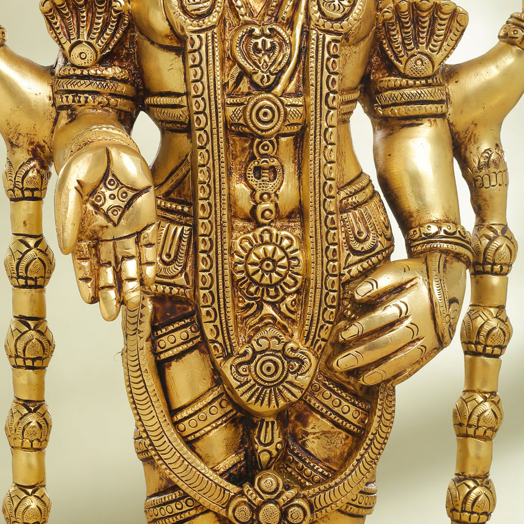 Brass Tirupati Balaji/Venkateshwar Idol (23 Inch) Vedansh Craft