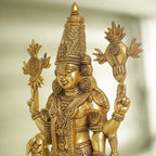 Brass Tirupati Balaji/Venkateshwar Idol (23 Inch) Vedansh Craft