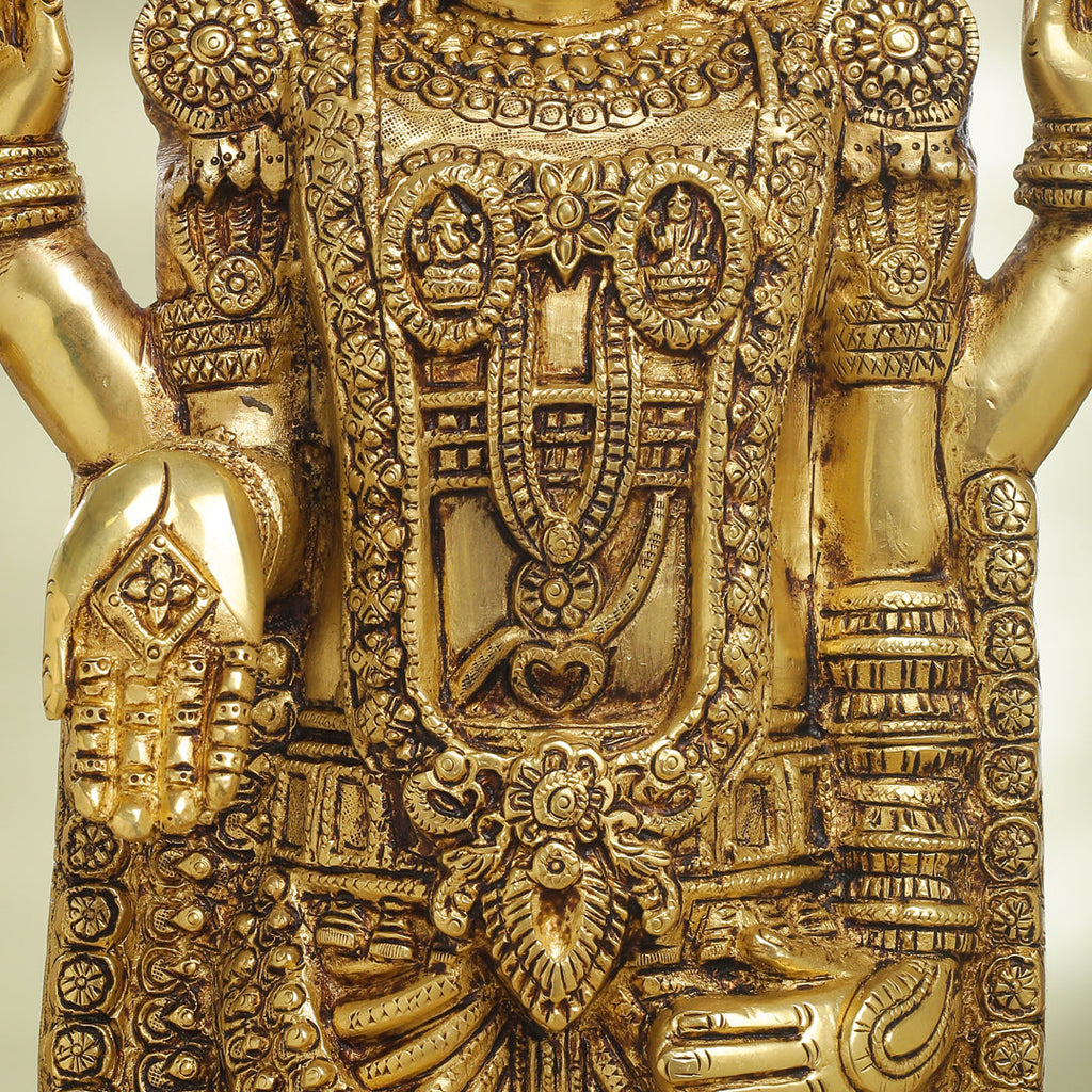 Brass Tirupati Balaji/Venkateshwar Idol (25 Inch) Vedansh Craft