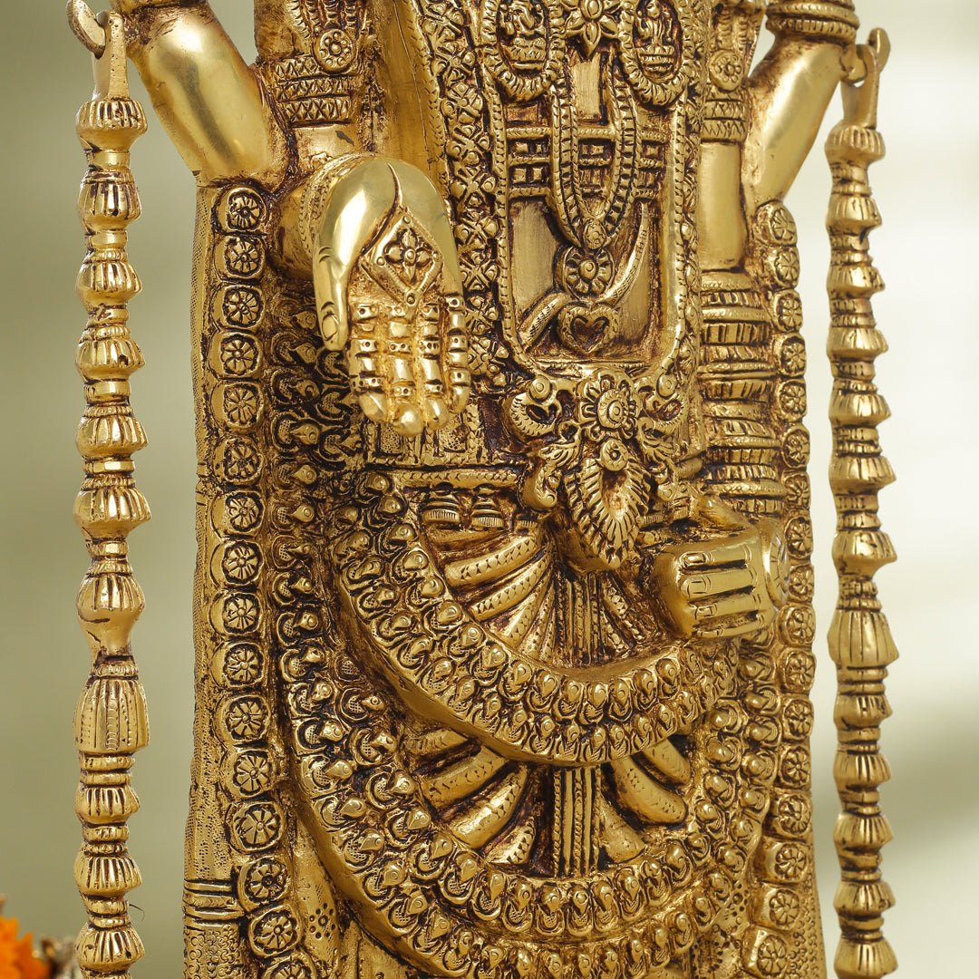 Brass Tirupati Balaji/Venkateshwar Idol (25 Inch) Vedansh Craft