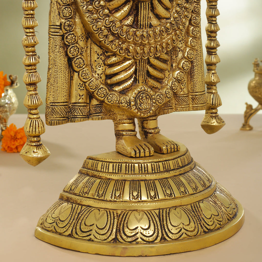 Brass Tirupati Balaji/Venkateshwar Idol (25 Inch) Vedansh Craft