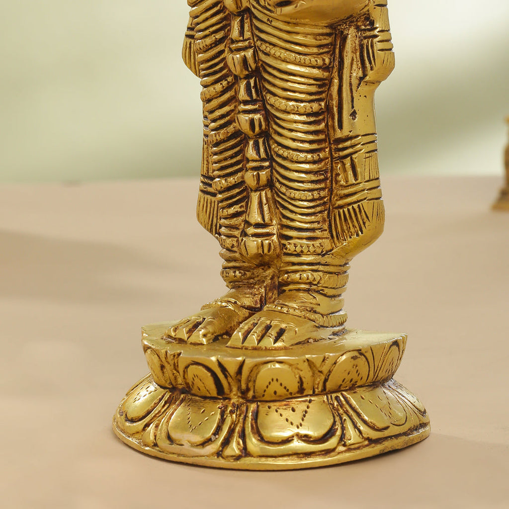 Brass Tirupati Balaji/Venkateshwar Idol Table Top (12 Inch) Vedansh Craft