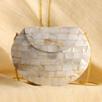 Handcrafted Mosaic Metal Sling Bag Vedansh Craft