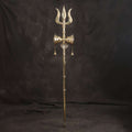 Brass Divya Trishul On Naag with Damru Vedansh Craft