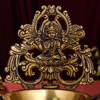 Brass Superfine Lakshmi Diya (9.8 Inch) Vedansh Craft