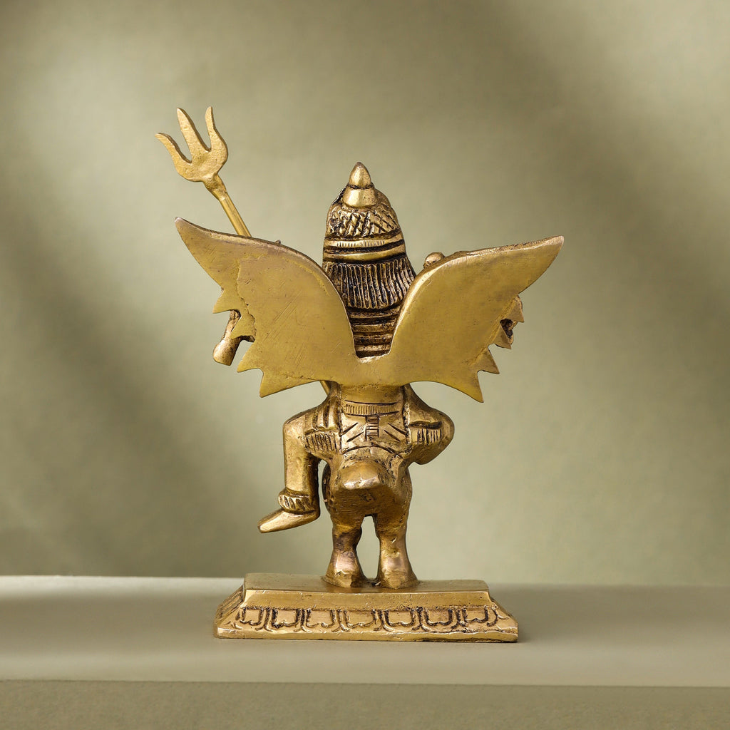 Brass Shani Dev Idol (4.5 Inch) Vedansh Craft