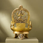 Brass Superfine Rajarajeswari Diya (9 Inch) Vedansh Craft