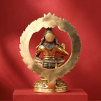 Brass Lord Frame Ayyappa/Ayyappan Idol (9.5 Inch) Vedansh Craft
