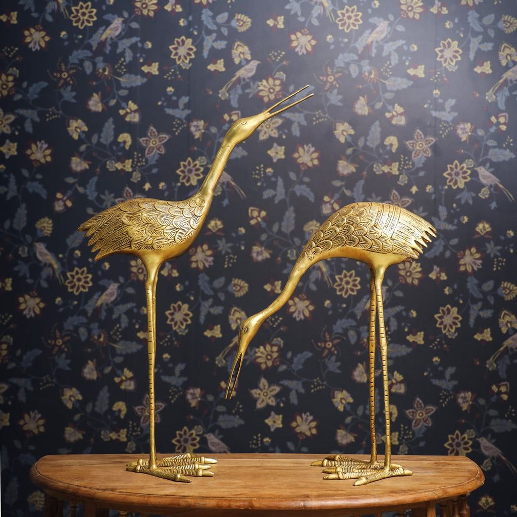 Brass Decorative Sarus Crane Set Vedansh Craft