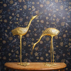 Brass Decorative Sarus Crane Set Vedansh Craft