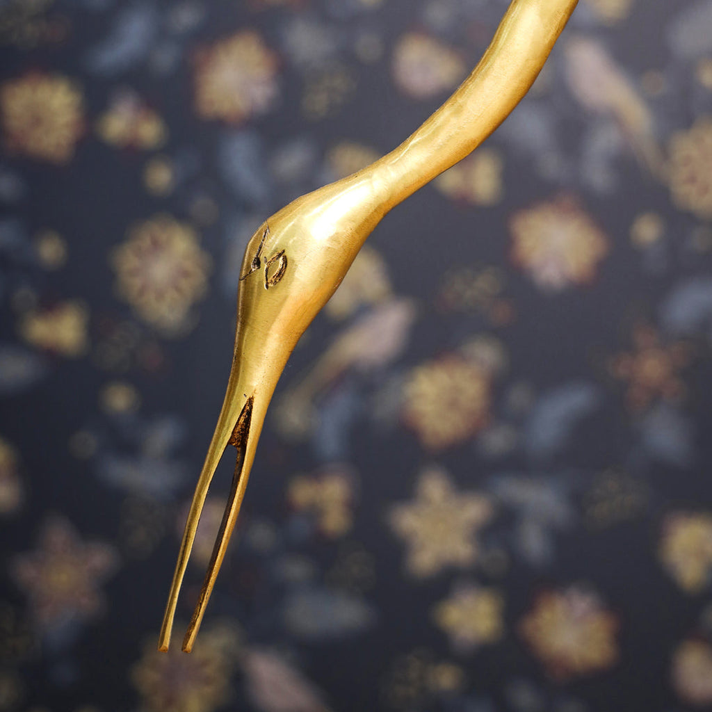 Brass Decorative Sarus Crane Set Vedansh Craft