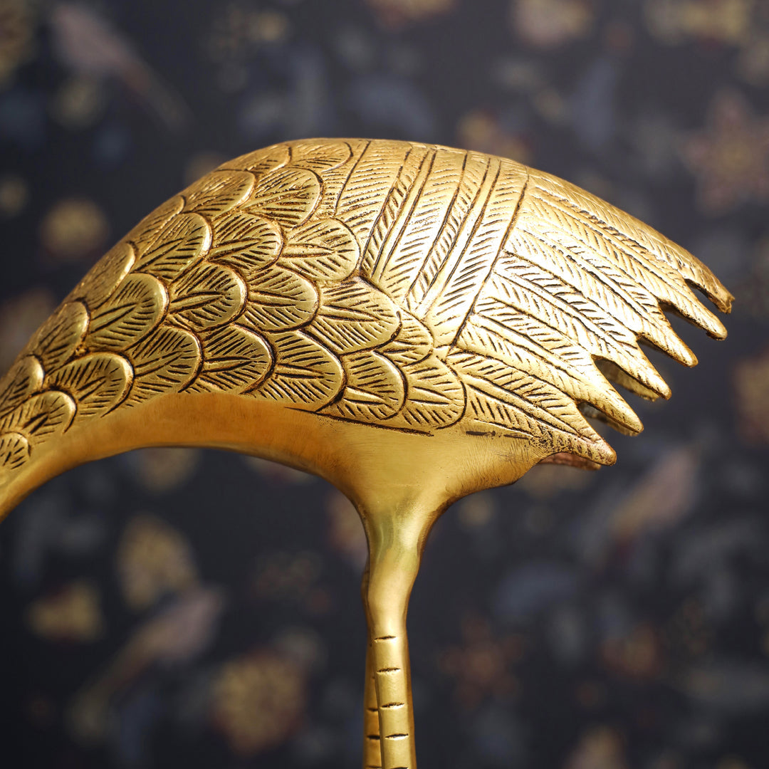 Brass Decorative Sarus Crane Set Vedansh Craft