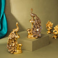 Brass Decorative Peacock Pair (8.5 Inch) Vedansh Craft