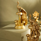 Brass Decorative Peacock Pair (8.5 Inch) Vedansh Craft