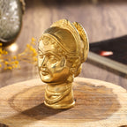Brass Goddess Parvati Head Idol (5 Inch) Vedansh Craft