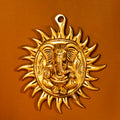 Brass Ganesha Sun Wall Hanging (7.2 Inch) Vedansh Craft