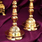 Brass Daana Kaashi Samai/Lamp Pair (9 Inch) Vedansh Craft