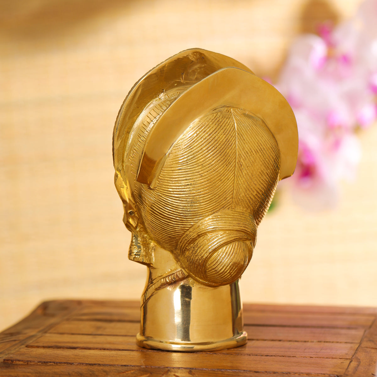 Brass Goddess Parvati Head (7.5 Inch) Vedansh Craft