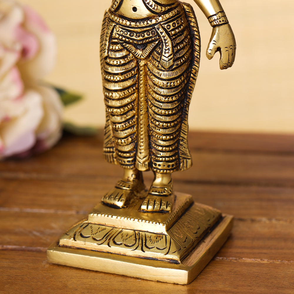 Brass Madurai Meenakshi Devi Idol (9.5 Inch) Vedansh Craft