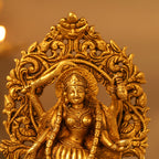 Brass Superfine Goddess Standing Kali Idol (8 Inch) Vedansh Craft
