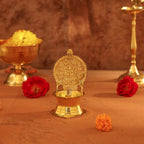 Brass Ashtalakshmi Ganesha Diya (6 Inch) Vedansh Craft
