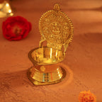 Brass Ashtalakshmi Ganesha Diya (6 Inch) Vedansh Craft