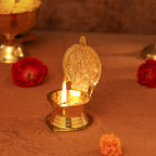 Brass Ashtalakshmi Ganesha Diya (6 Inch) Vedansh Craft