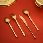 Brass Cutlery Set (Set Of 4) Vedansh Craft