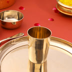 Pure Kansa/Bronze Thali/Dinner Set (1.6 Kg) Vedansh Craft