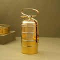 Brass 3-Tier Lunch Box/Tiffin Box (12 Inch) Vedansh Craft