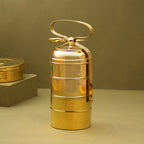 Brass 3-Tier Lunch Box/Tiffin Box (12 Inch) Vedansh Craft