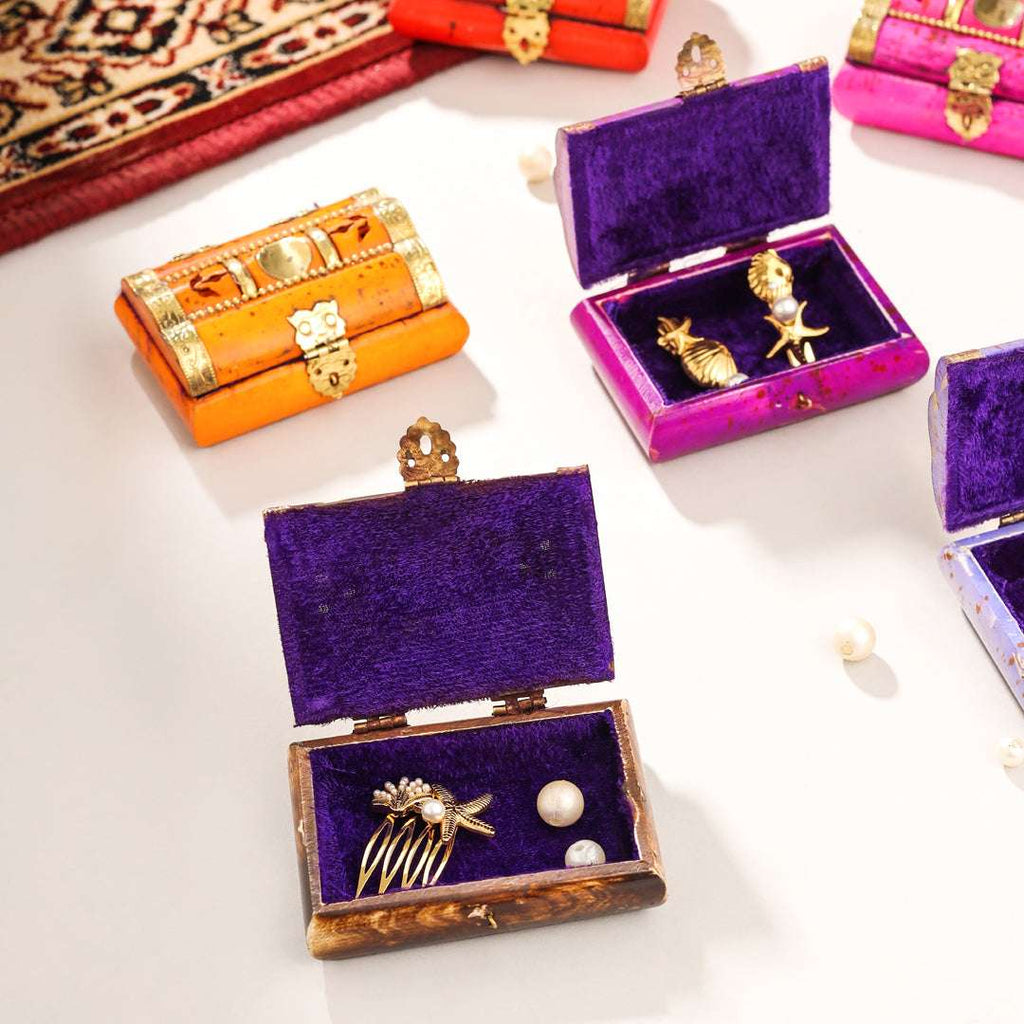 Leaf Mini Jewellery Box Vedansh Craft