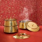 Brass Handi With Lid (6.5 inch) Vedansh Craft