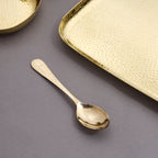 Brass Hammered Square Thali/Dinner Set (1.25 Kg) Vedansh Craft