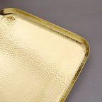 Brass Hammered Square Thali/Dinner Set (1.25 Kg) Vedansh Craft