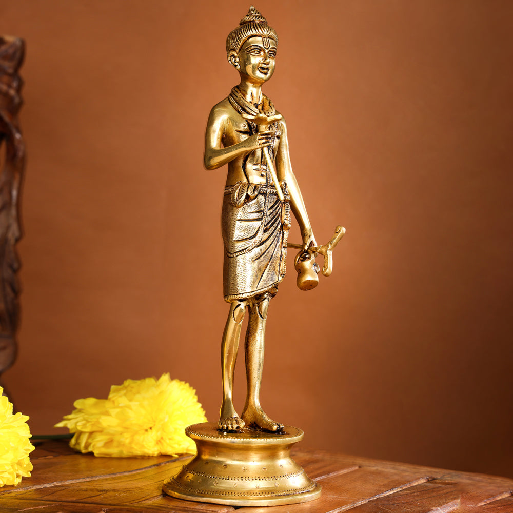 Brass Neelkanth Swami Narayan Idol (12 Inch) Vedansh Craft