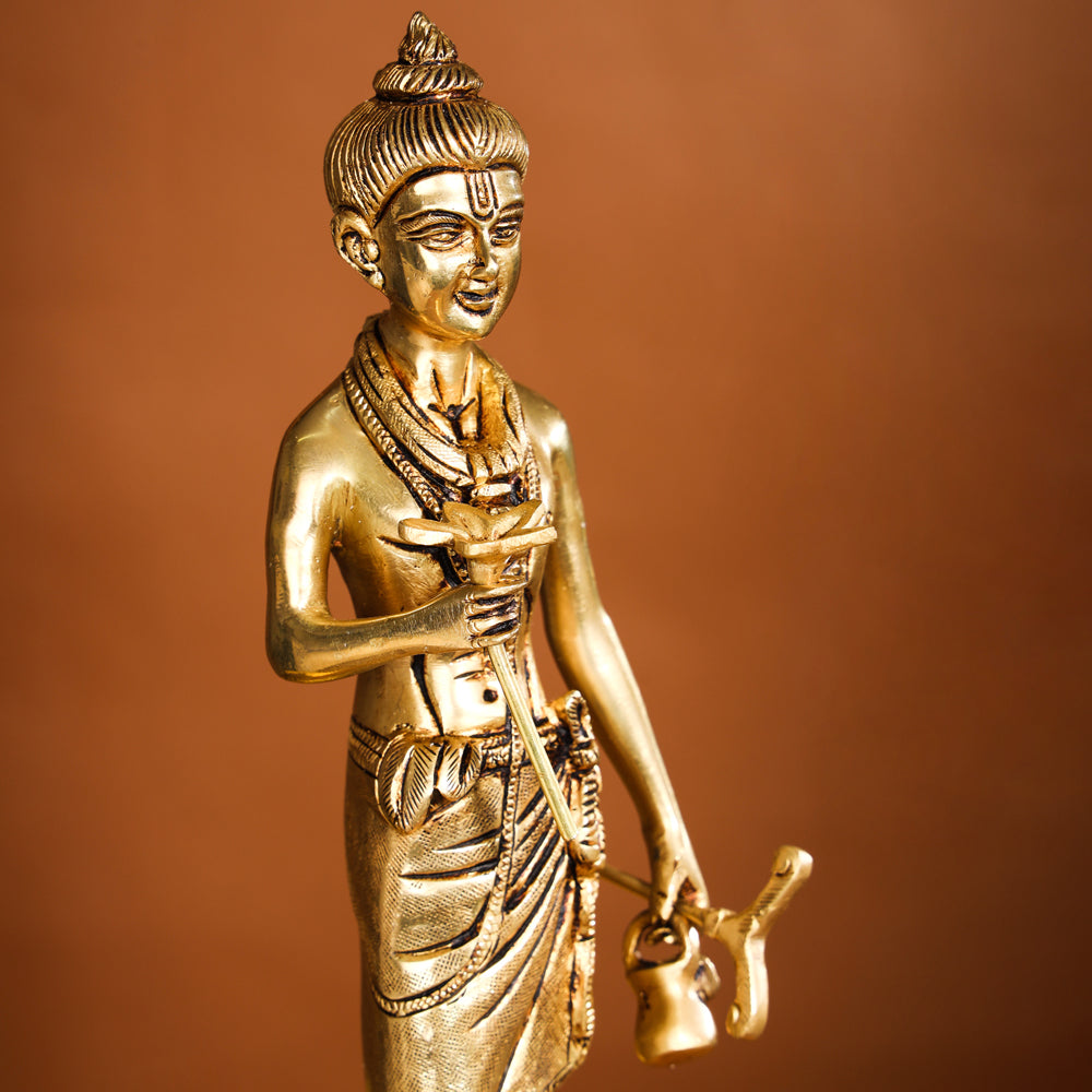 Brass Neelkanth Swami Narayan Idol (12 Inch) Vedansh Craft
