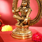 Brass Lord Frame Ayyappa/Ayyappan Idol (9.5 Inch) Vedansh Craft